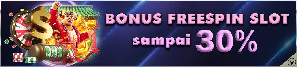 BONUS FREESPIN SLOT 30% TOP4D